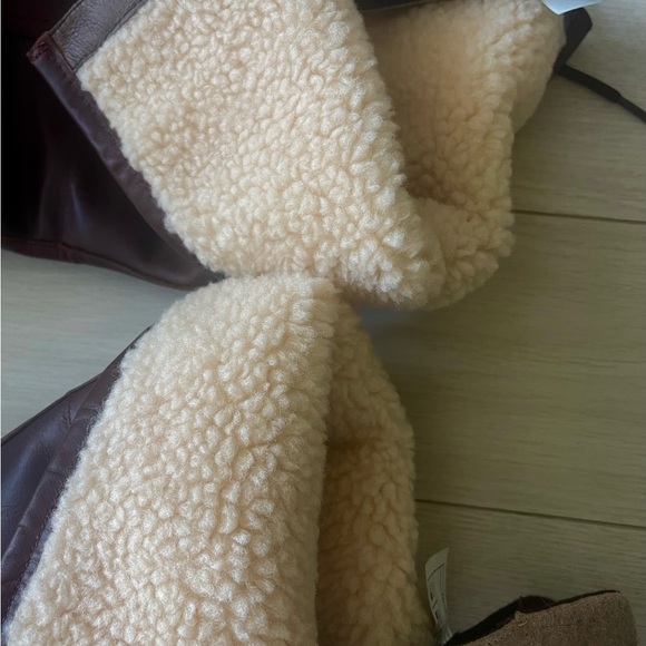 UGG Elsa Waterproof Leather & Wool Equestrian Boot - Picture 3 of 5